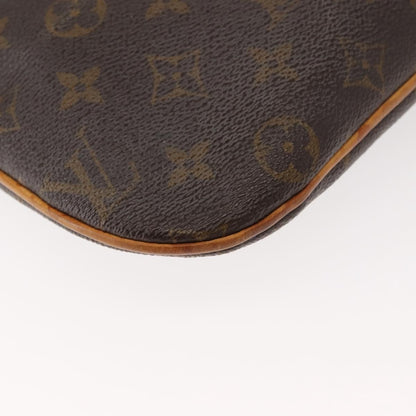 Louis Vuitton Bosphore Pochette Monogram Canvas, BROWN, CANVAS, Shoulder bag