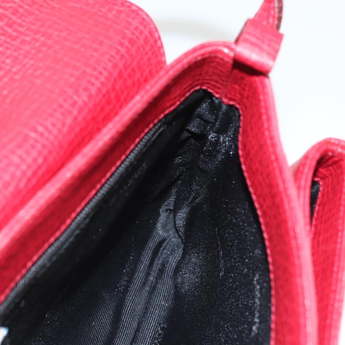 Loewe Anagram Shoulder Bag Leather, RED, SUEDE, Shoulder bag