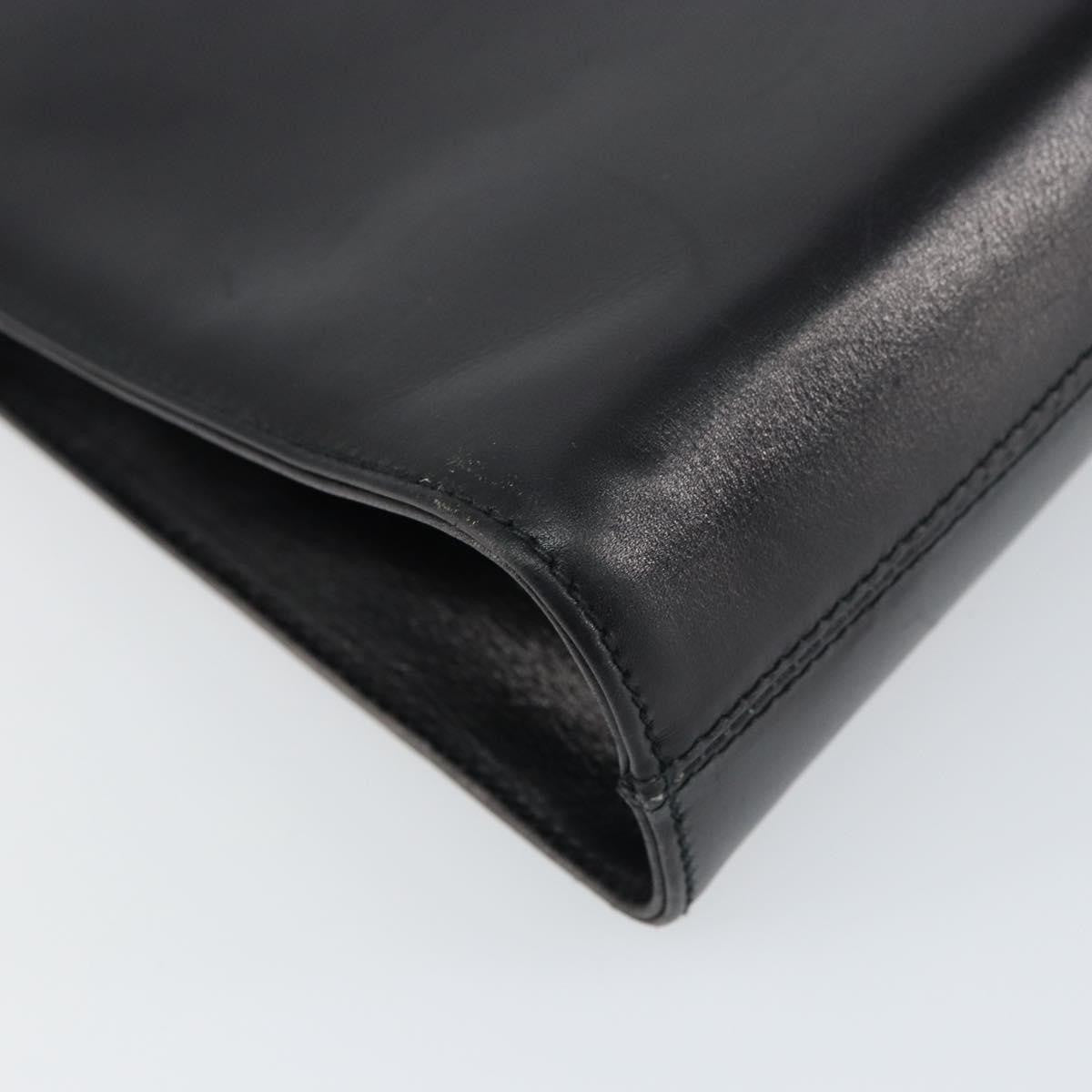 Salvatore Ferragamo Vintage Shoulder Bag Leather, BLACK, LEATHER, Shoulder bag