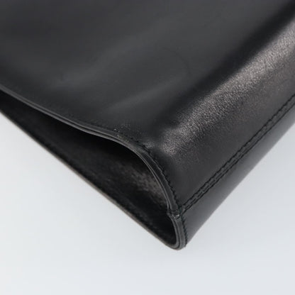 Salvatore Ferragamo Vintage Shoulder Bag Leather, BLACK, LEATHER, Shoulder bag