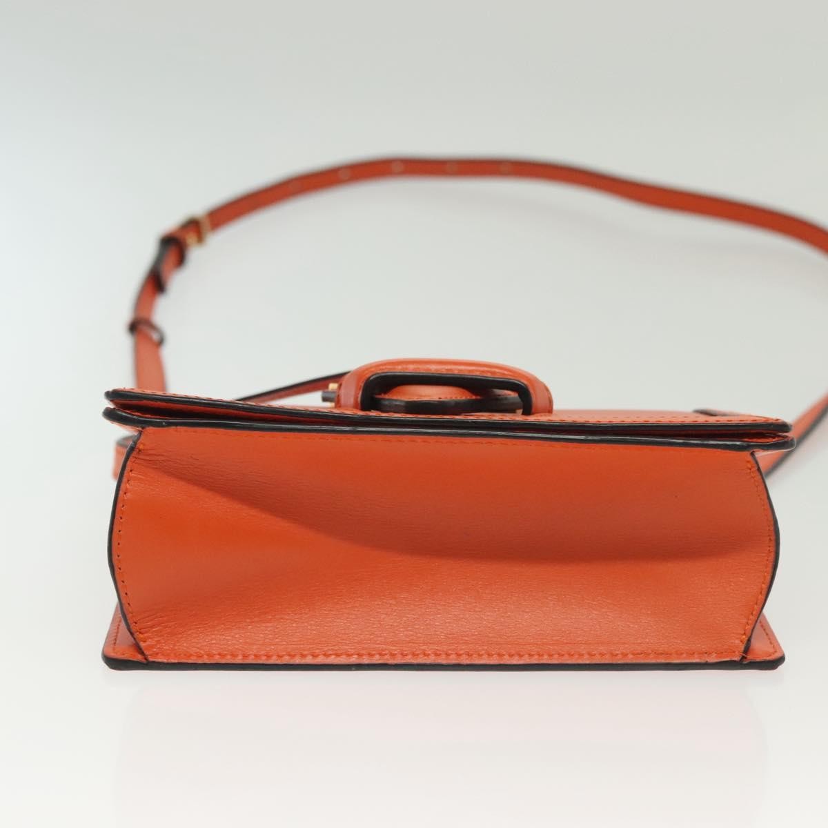 Loewe Barcelona Shoulder Bag Leather, ORANGE, LEATHER, Shoulder bag