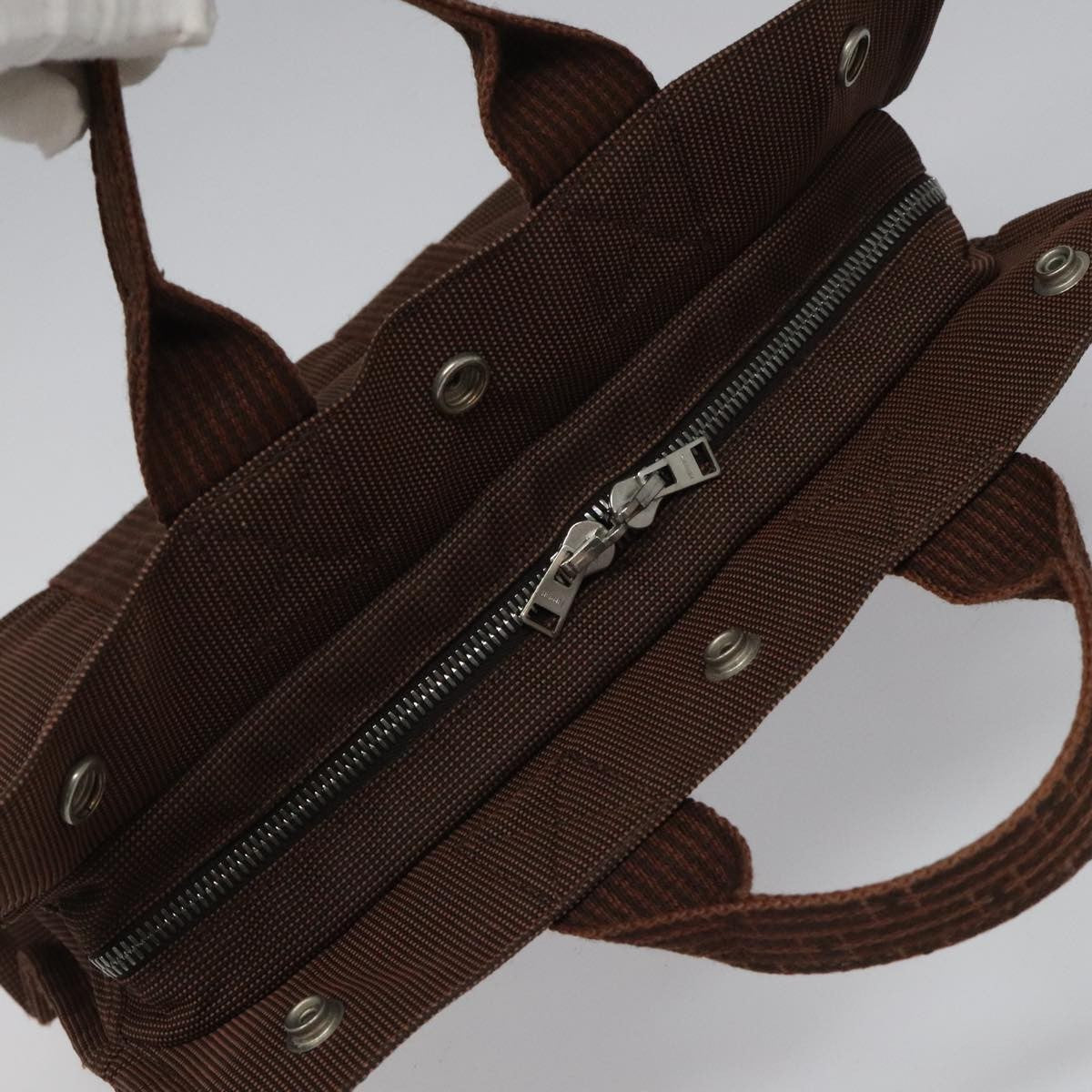 Hermes Fourre-tout Herline Fourre-tout Herline, BROWN, CANVAS, Tote bag