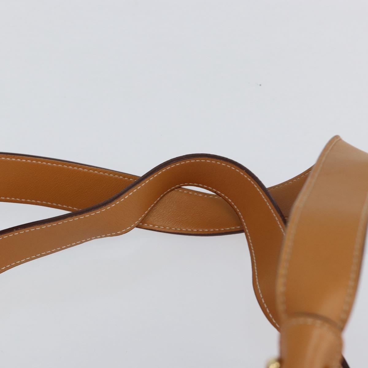 Salvatore Ferragamo Gancini Shoulder Bag Canvas, ORANGE, PVC, Shoulder bag