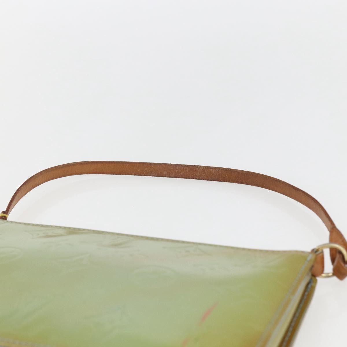 Louis Vuitton Lexington Pochette Monogram Vernis, GREEN, PATENT_LEATHER, Clutche & pouche