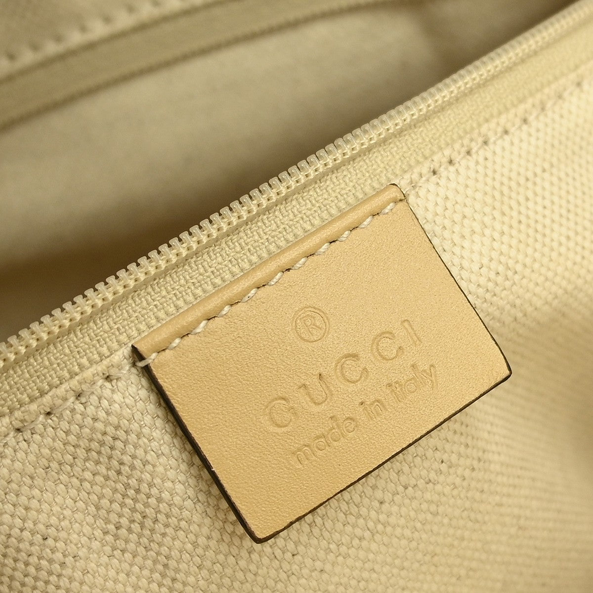 Gucci Sukey Tote GG Canvas with Leather, BEIGE, CANVAS, Tote bag