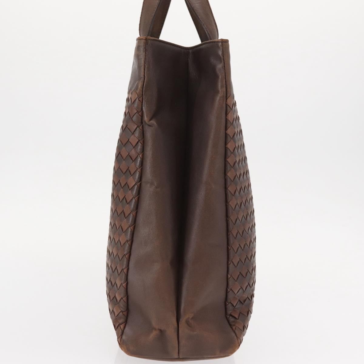 Bottega Veneta Tote Intrecciato Nappa, BROWN, LEATHER, Tote bag