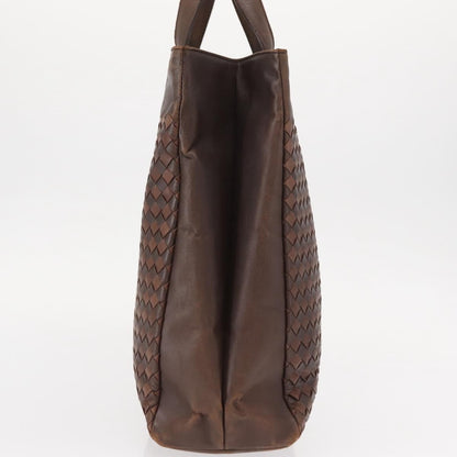 Bottega Veneta Tote Intrecciato Nappa, BROWN, LEATHER, Tote bag