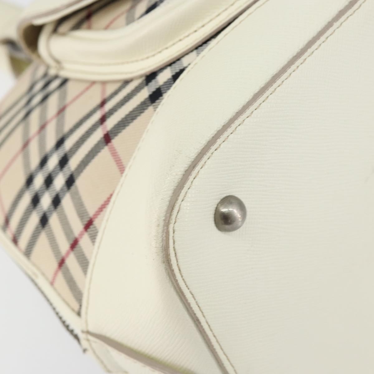 Burberry Nova Check Handbag Nova Check Canvas, BEIGE, CANVAS, Handbag