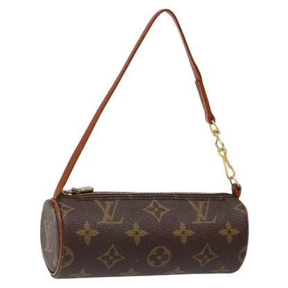 Louis Vuitton Papillon Pochette Monogram Canvas, BROWN, CANVAS, Handbag