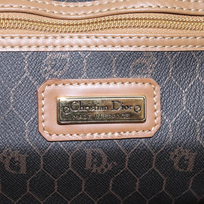 Christian Dior Vintage Honeycomb Boston bag Canvas and Leather, BLACK, PVC, Travel bag