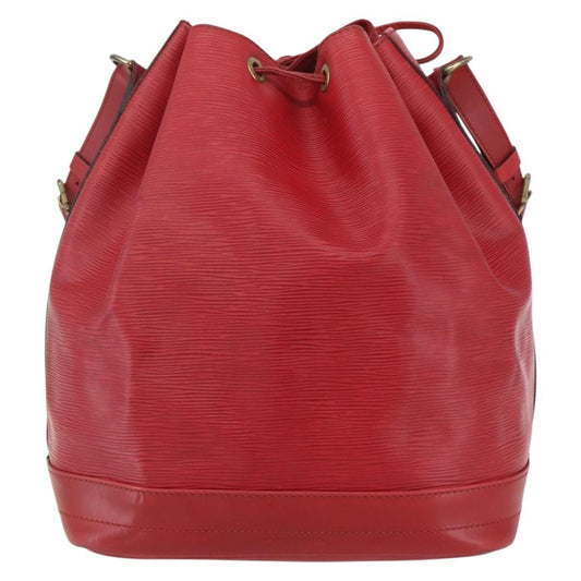 Louis Vuitton Petit Noe NM Handbag Epi Leather, RED, LEATHER, Shoulder bag