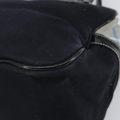 Burberry Blue Label Handbag Canvas, BLACK, CANVAS, Handbag