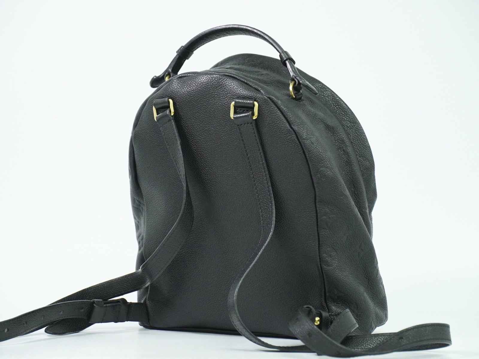 Louis Vuitton Sorbonne Backpack Monogram Empreinte Leather, BLACK, LEATHER, Backpack