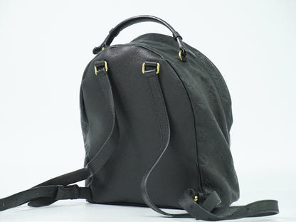 Louis Vuitton Sorbonne Backpack Monogram Empreinte Leather, BLACK, LEATHER, Backpack