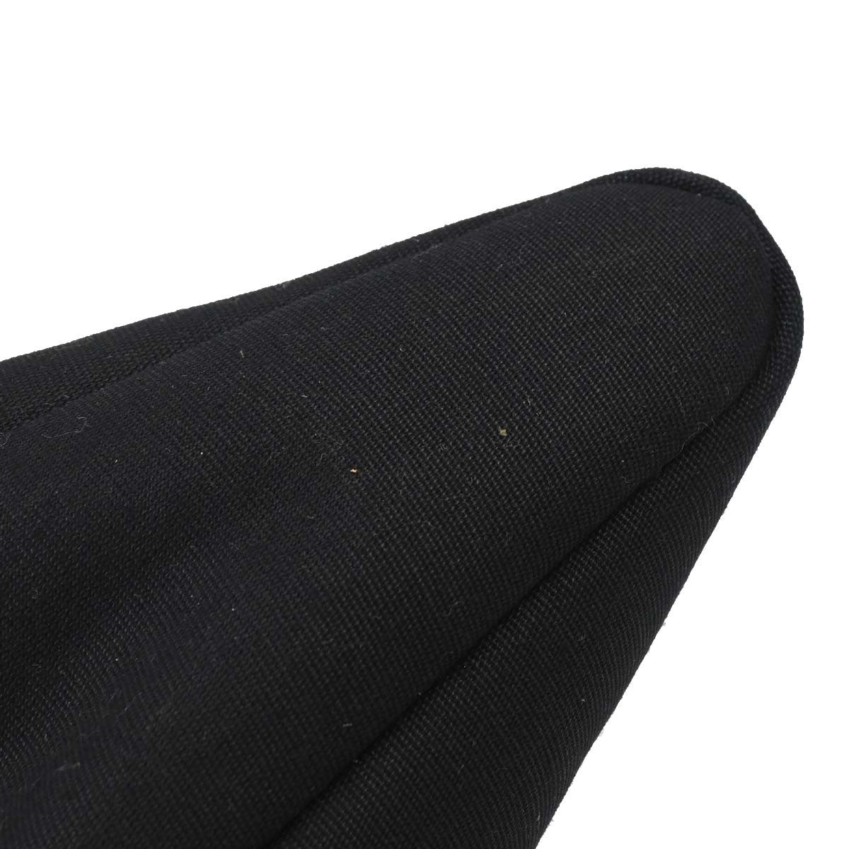 Hermes Herbag Clutch Canvas, Black, Canvas, Handbag