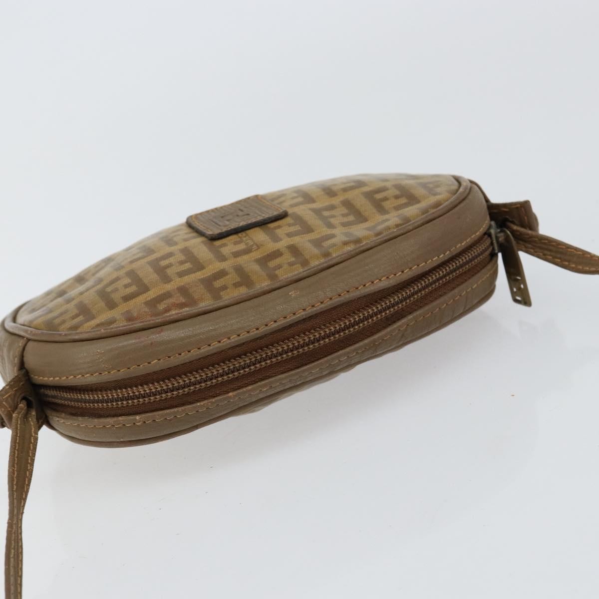 Fendi Zucchino Canvas, BEIGE, CANVAS, Shoulder bag