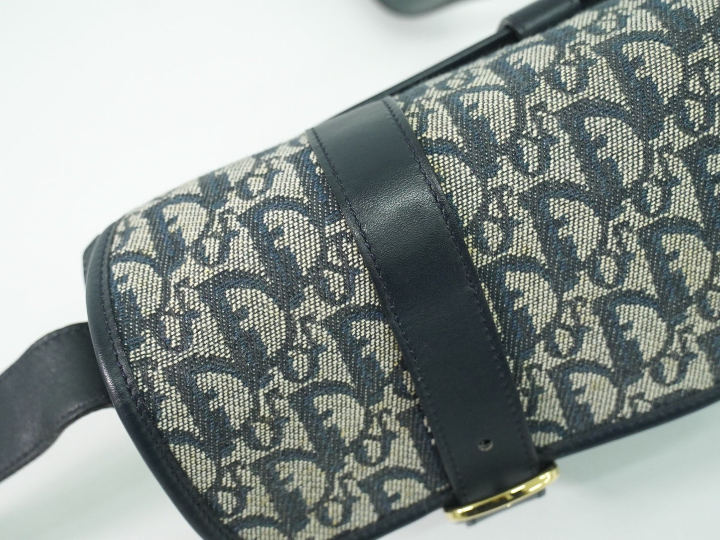 Christian Dior Trotter shoulder bag Canvas, GRAY, CANVAS, Shoulder bag