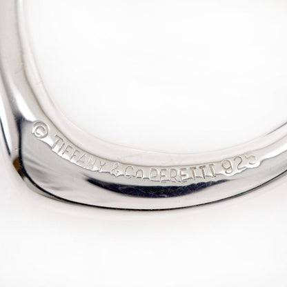 Tiffany & Co. Elsa Peretti Open Heart Pendant Necklace Sterling Silver, SILVER, SILVER, Necklace