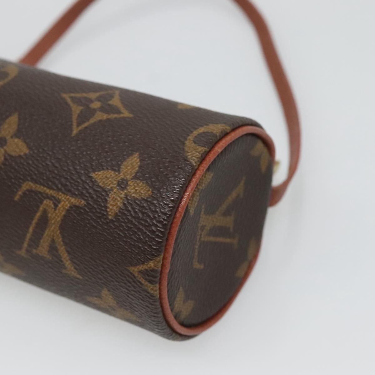 Louis Vuitton Papillon Pochette Monogram Canvas, BROWN, CANVAS, Clutche & pouche