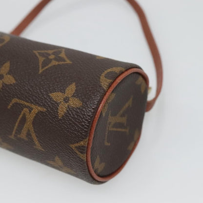 Louis Vuitton Papillon Pochette Monogram Canvas, BROWN, CANVAS, Clutche & pouche