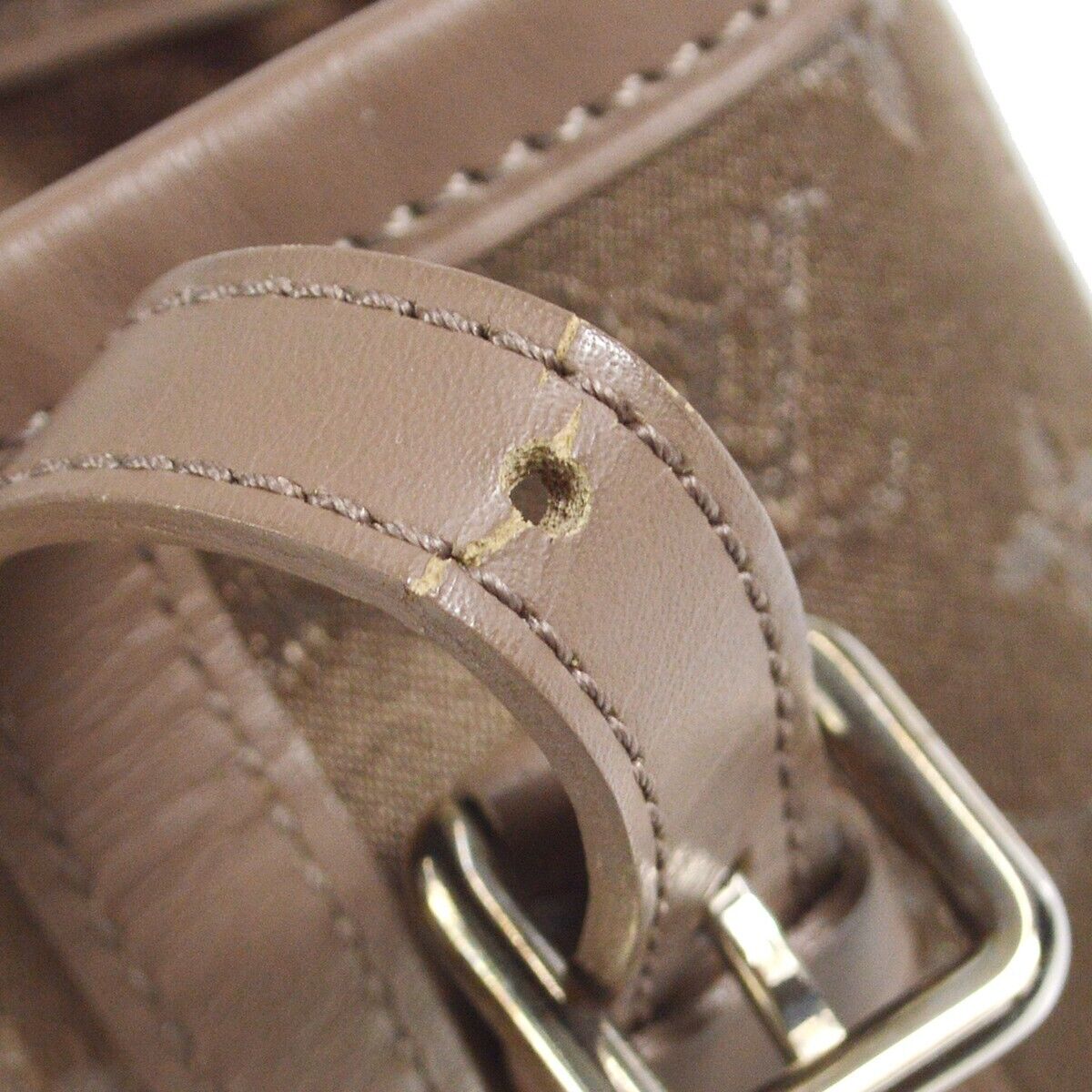 Louis Vuitton Bucket Bag Monogram Satin, BROWN, SATIN, Handbag