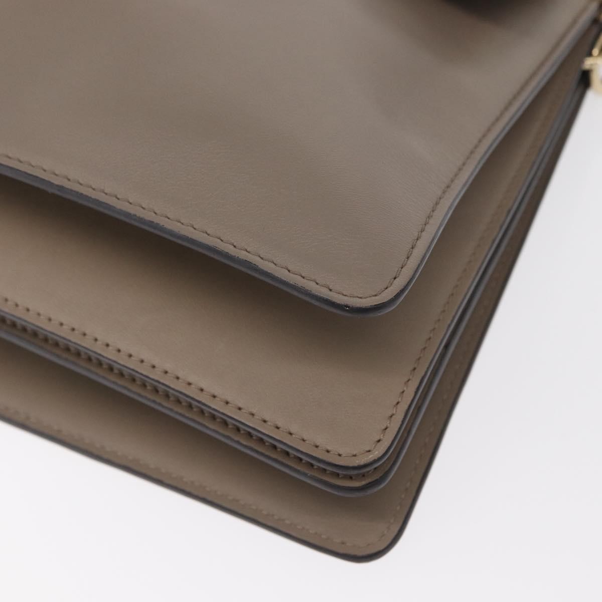 Chloe Faye Shoulder Bag Leather and Suede, BEIGE, SUEDE, Shoulder bag