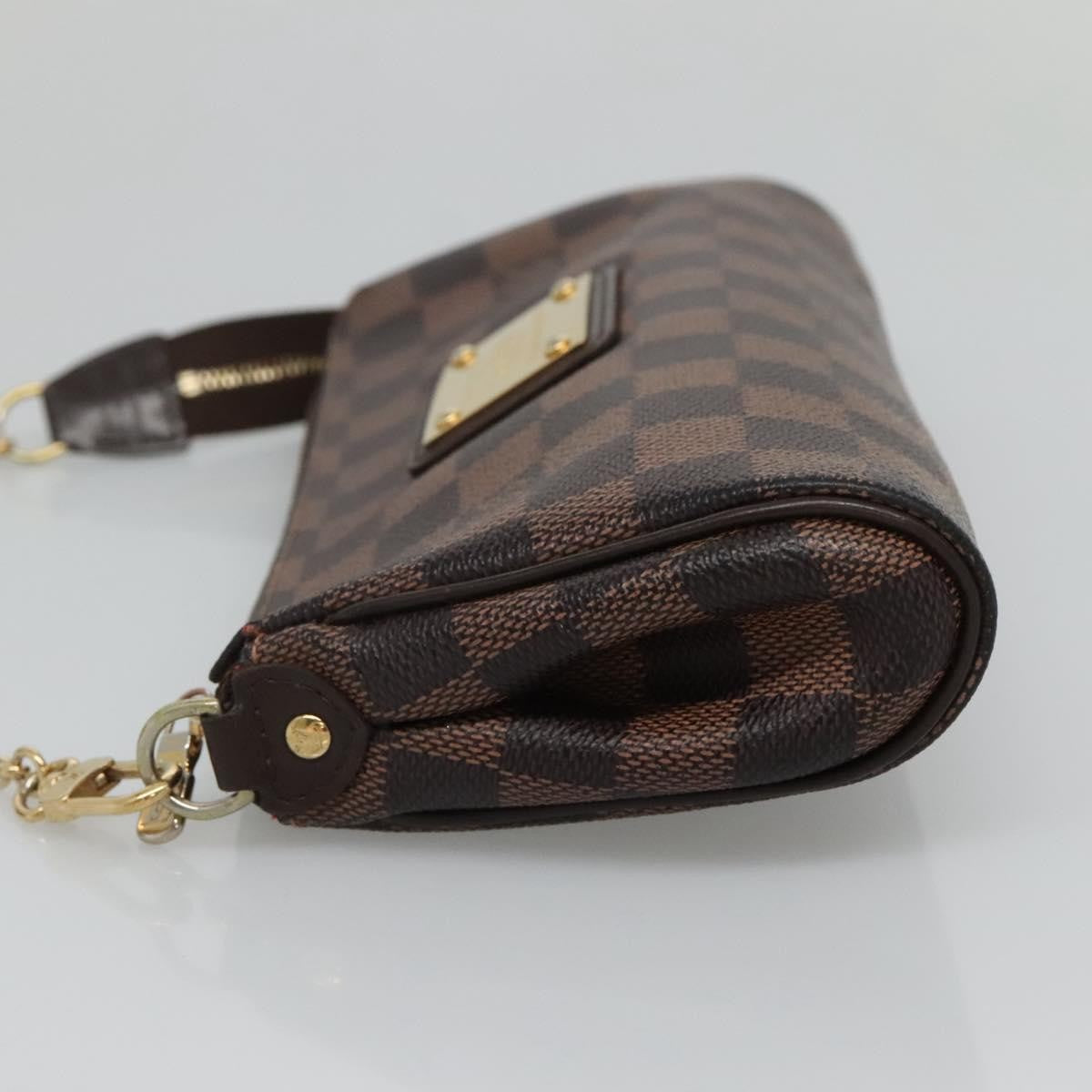 Louis Vuitton Eva Handbag Damier, BROWN, CANVAS, Shoulder bag