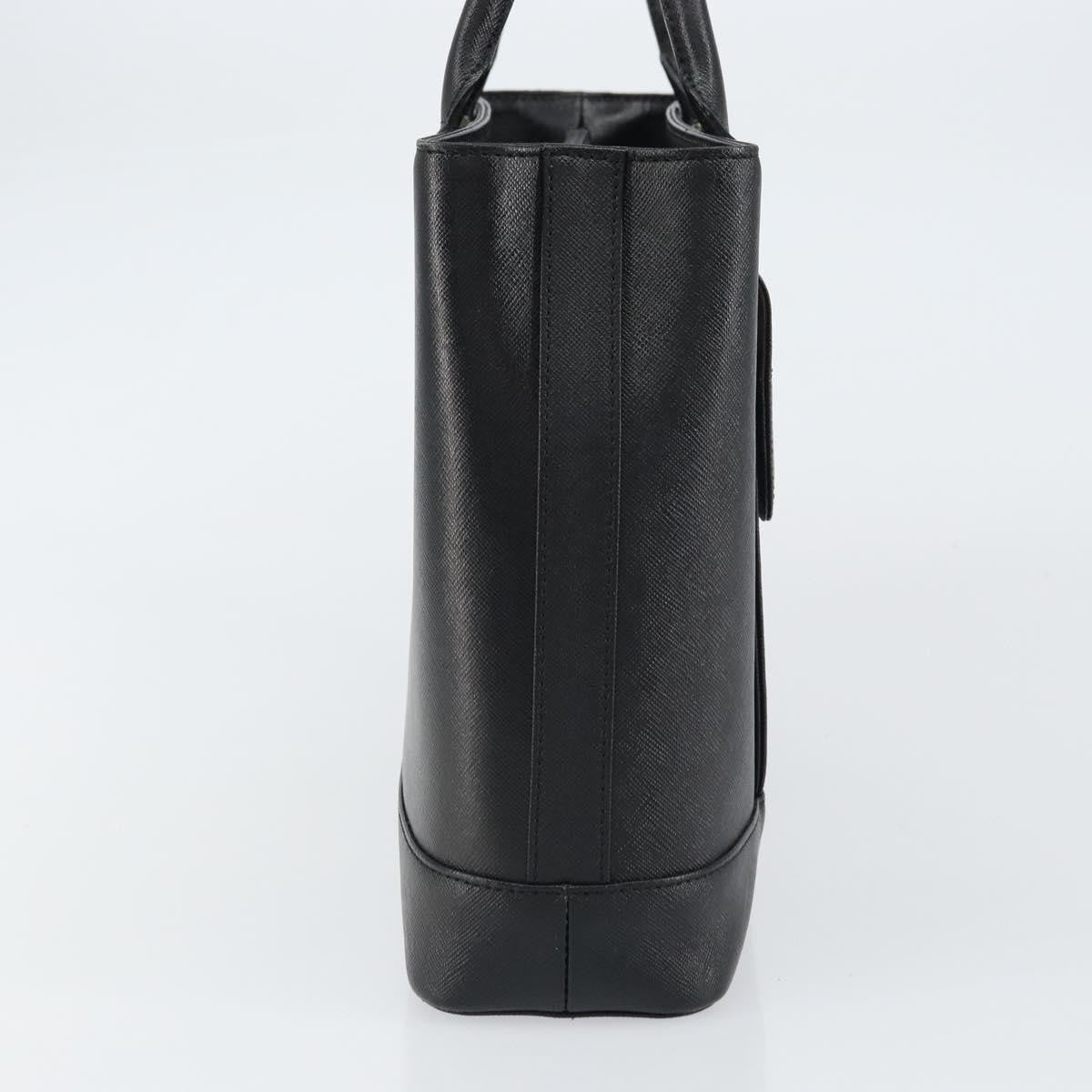 Burberry Vintage tote bag Leather, BLACK, LEATHER, Tote bag