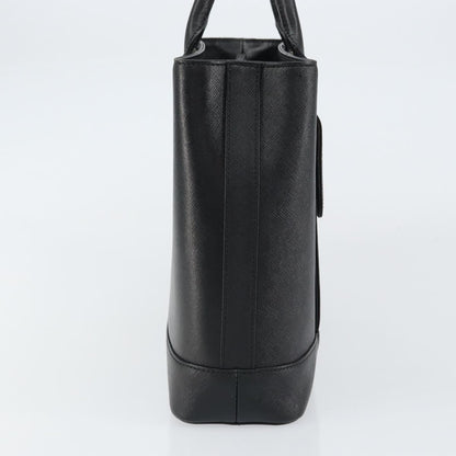 Burberry Vintage tote bag Leather, BLACK, LEATHER, Tote bag