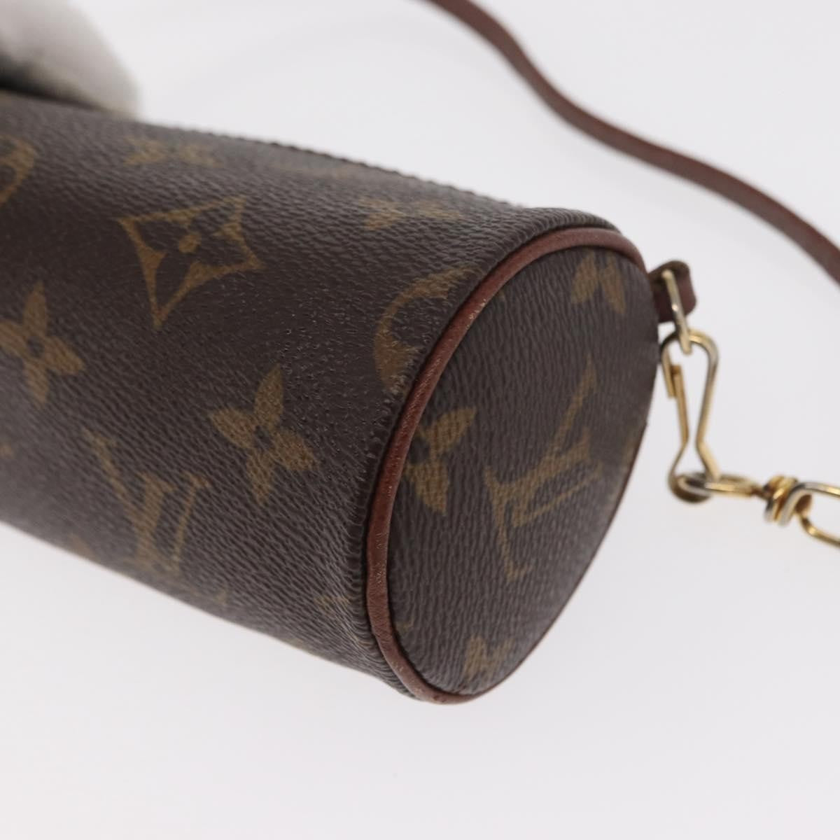 Louis Vuitton Papillon Pochette Monogram Canvas, BROWN, CANVAS, Clutche & pouche