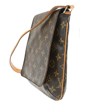 Louis Vuitton Musette Salsa Handbag Monogram Canvas, BROWN, CANVAS, Shoulder bag