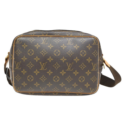 Louis Vuitton Reporter Bag Monogram Canvas, BROWN, CANVAS, Shoulder bag