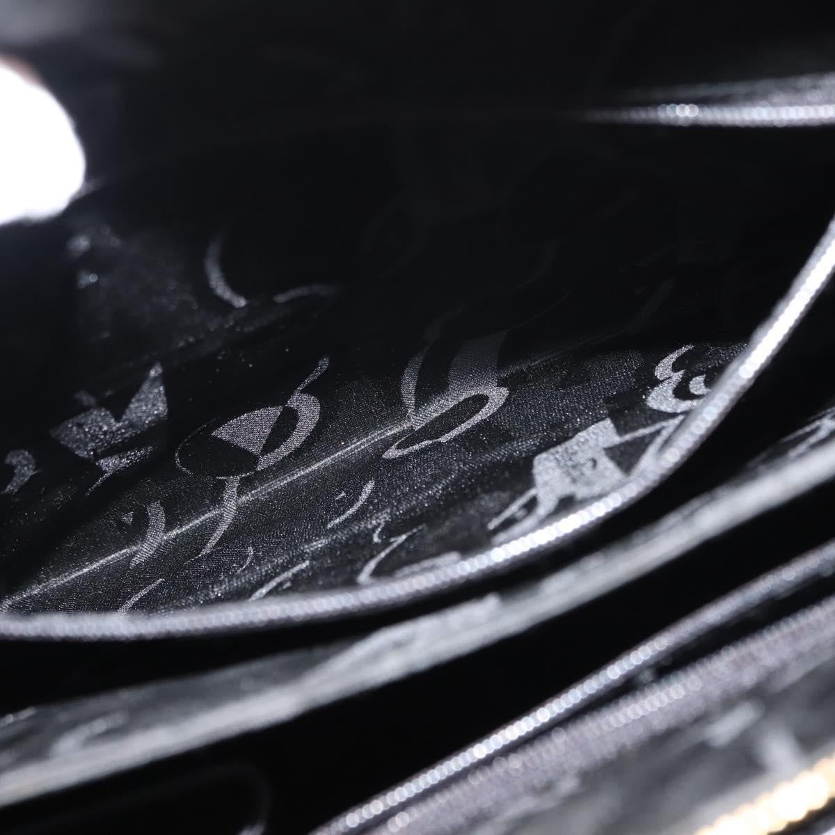 Salvatore Ferragamo Gancini Tote Patent leather, BLACK, PATENT_LEATHER, Tote bag