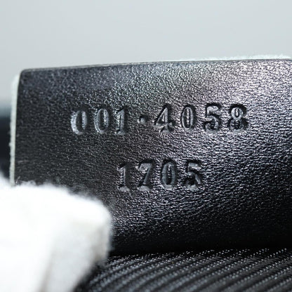 Gucci Vintage Bamboo Handle Tote Canvas, BLACK, CANVAS, Tote bag