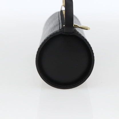 Louis Vuitton Soufflot Pochette Epi Leather, BLACK, LEATHER, Clutche & pouche