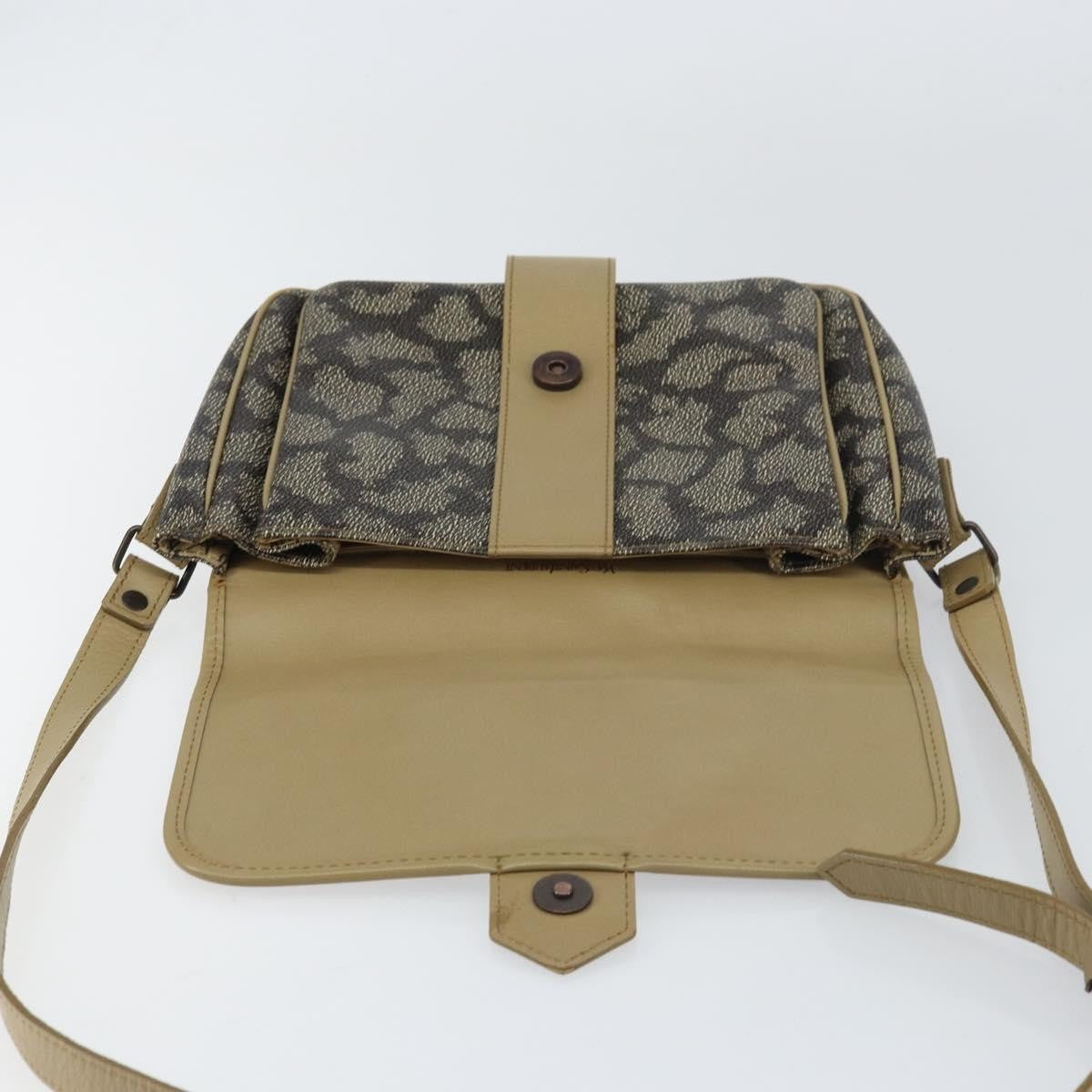 Saint Laurent Vintage Shoulder Bag PVC Leather, BEIGE, PVC, Shoulder bag