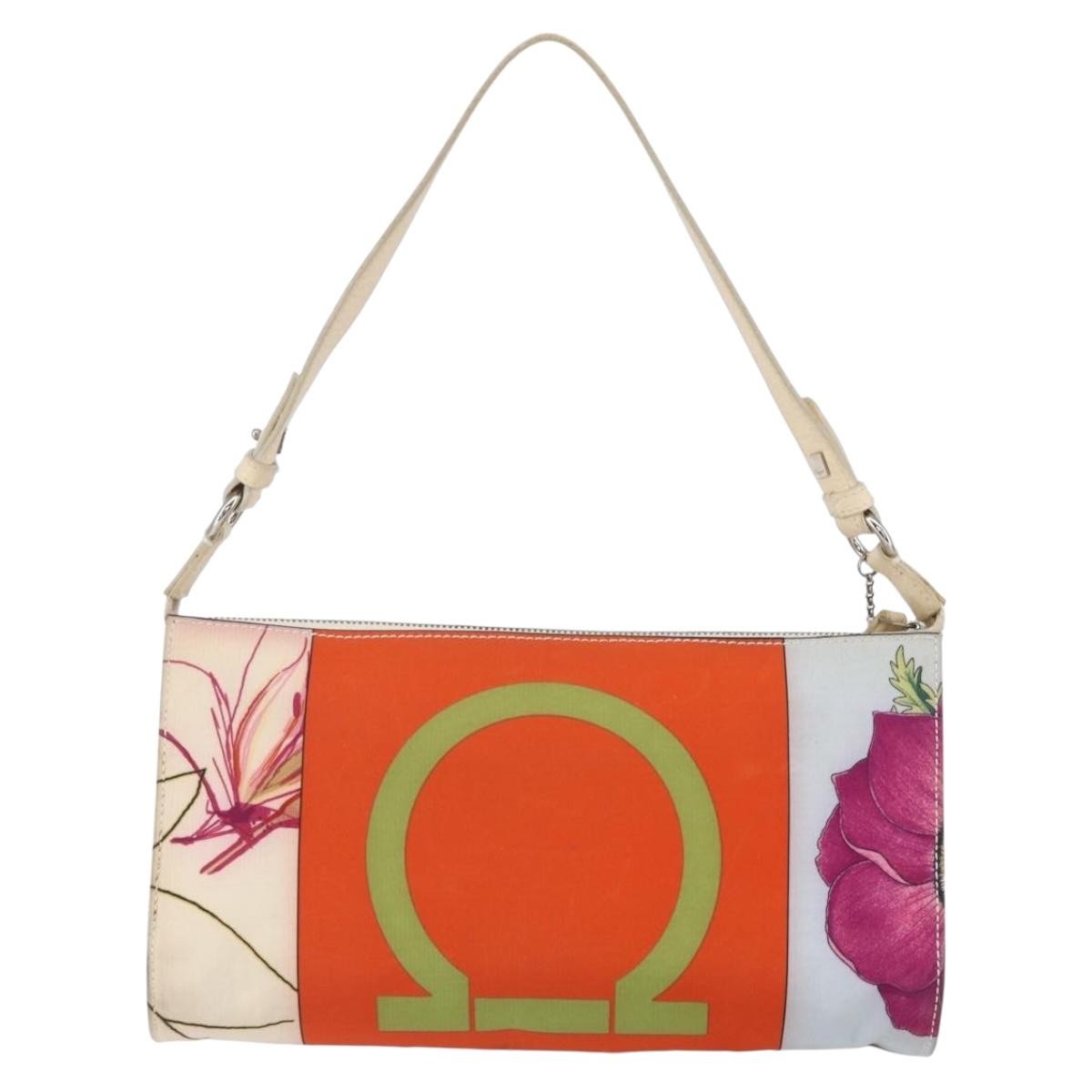 Salvatore Ferragamo Gancini Shoulder Bag Nylon, MULTICOLOUR, NYLON, Shoulder bag