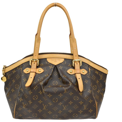 Louis Vuitton Tivoli Handbag Monogram Canvas, BROWN, CANVAS, Handbag