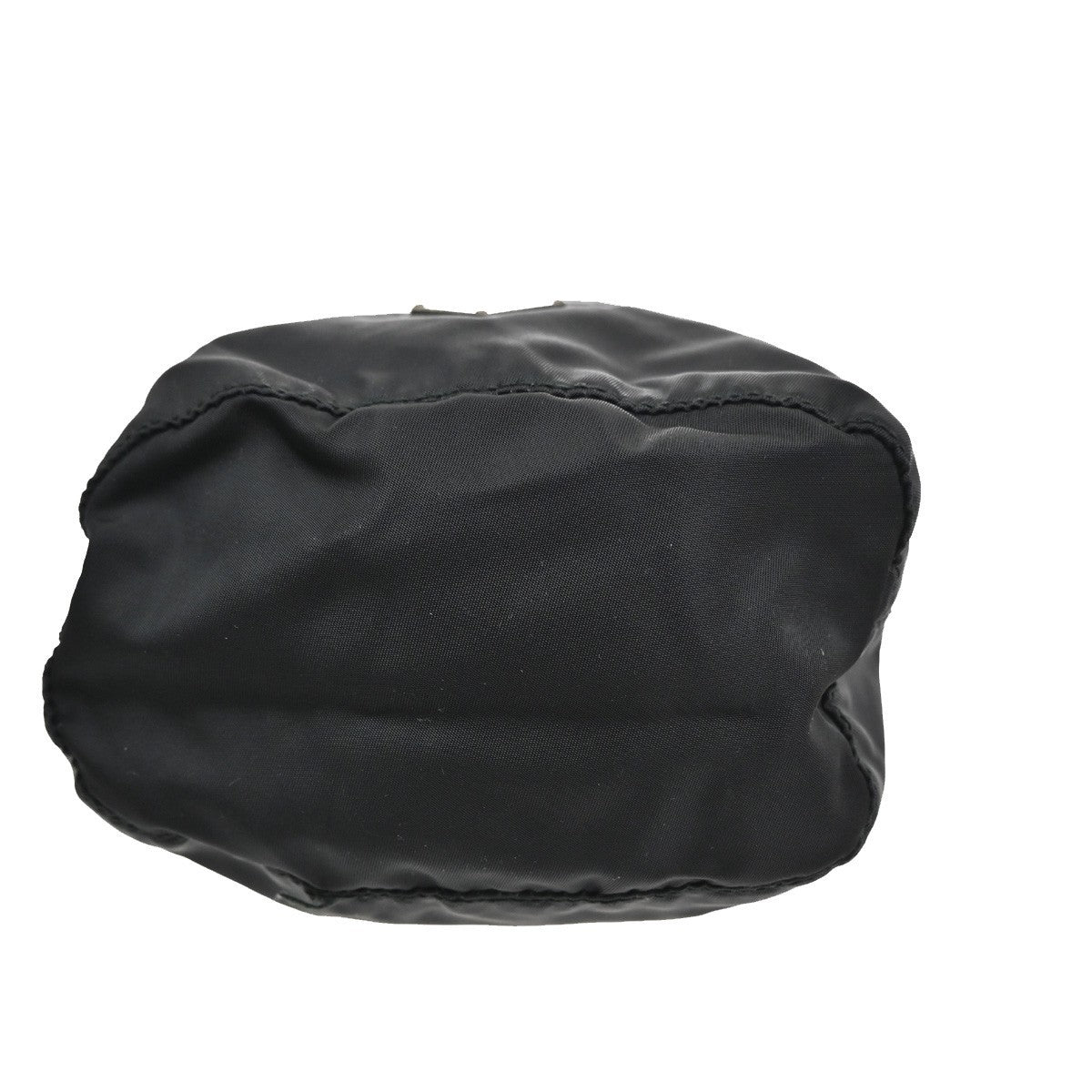 Prada Drawstring Wristlet Bucket Bag Tessuto, BLACK, NYLON, Handbag