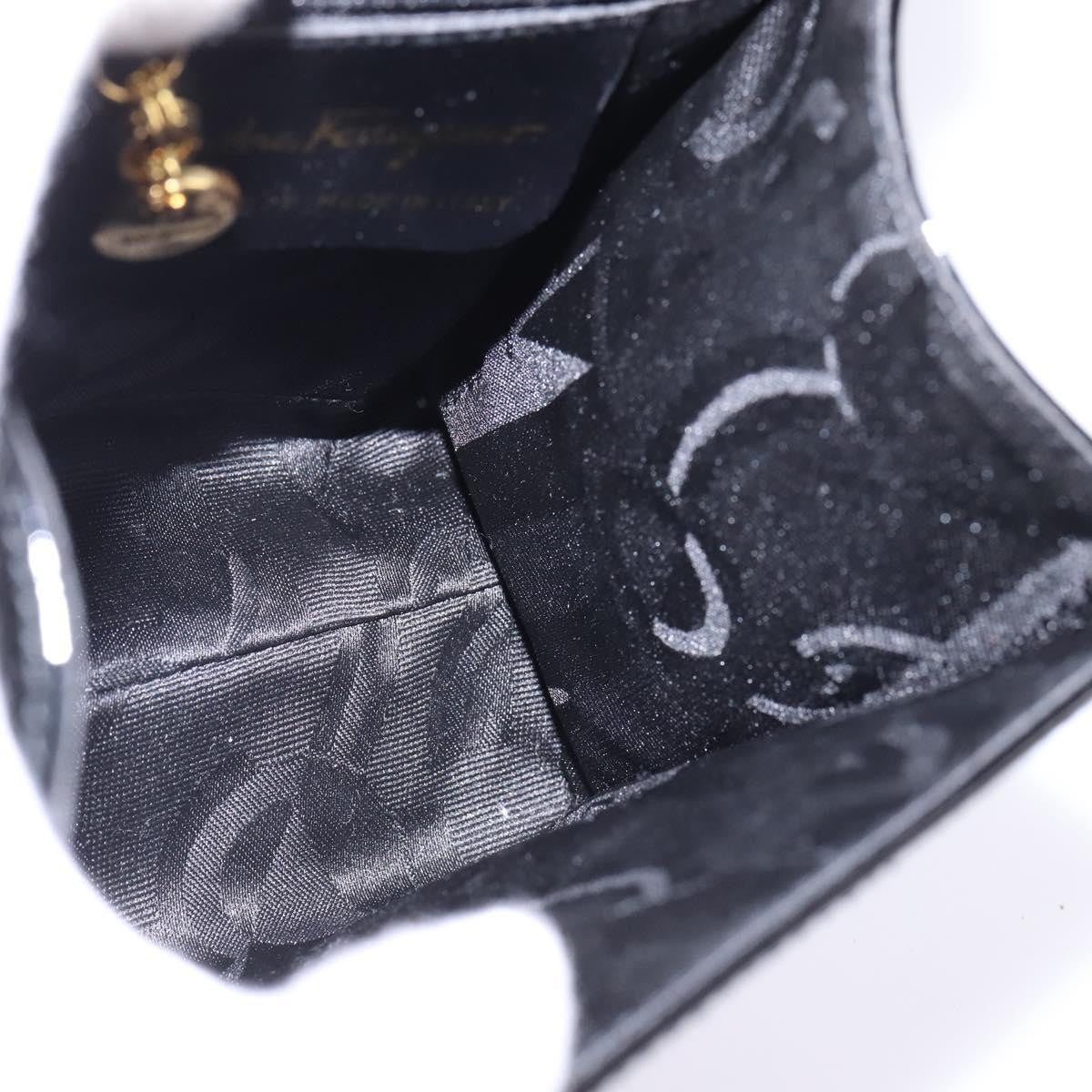 Salvatore Ferragamo Vintage Vara Bow Top Handle Bag Patent Leather, BLACK, PATENT_LEATHER, Handbag