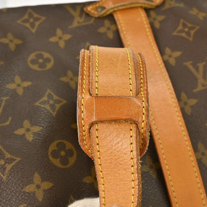 Louis Vuitton Saumur Handbag Monogram Canvas, BROWN, CANVAS, Shoulder bag