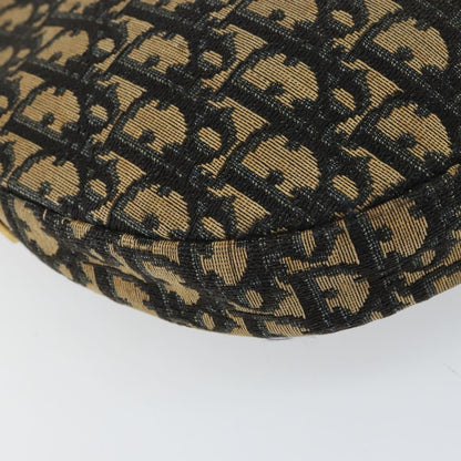 Christian Dior Vintage Trotter Shoulder Bag Canvas, NAVY, CANVAS, Shoulder bag