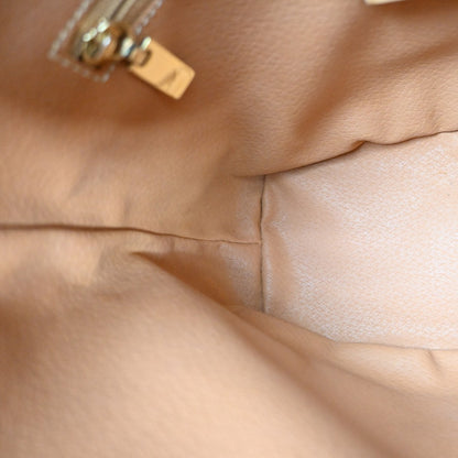 Celine Macadam Shoulder Bag PVC Leather, BROWN, CANVAS, Shoulder bag