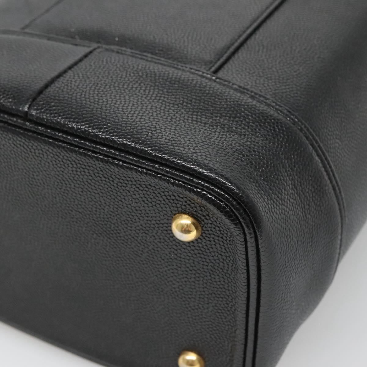 Versace Vanity Hand Bag Leather, BLACK, LEATHER, Handbag