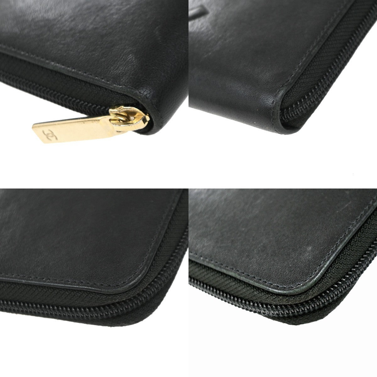 Chanel Timeless CC Zipped Wallet Goatskin, BLACK, LEATHER, Wallets