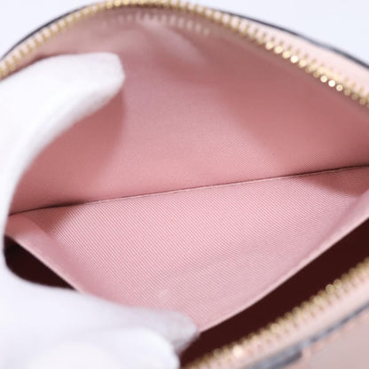 Louis Vuitton Alma Chain Handbag Vernis with Monogram Canvas, PINK, PATENT_LEATHER, Shoulder bag