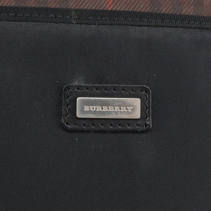 Burberry Vintage Shoulder Bag Nylon, BLACK, NYLON, Shoulder bag