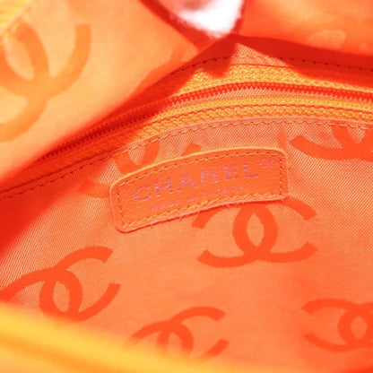 Chanel Cambon Tote Quilted Leather, WHITE, LEATHER, Tote bag