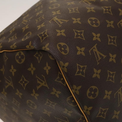 Louis Vuitton Keepall Bag Monogram Canvas, BROWN, CANVAS, Travel bag