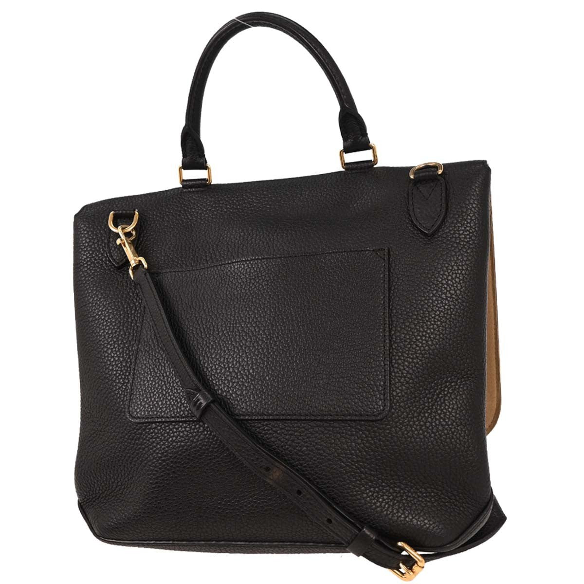 Louis Vuitton Volta Handbag Leather, BLACK, LEATHER, Handbag